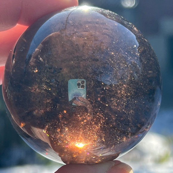 Other - Smoky (3) quartz sphere | crystal